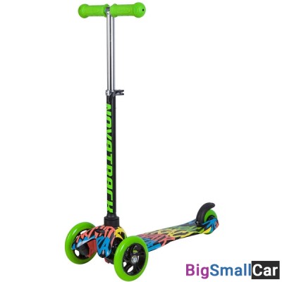 Детский самокат-кикборд 120H.DISCOKIDS.BMC8 NOVATRACK - купить Ростове-на-Дону