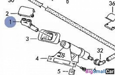 Форсунка омывателя фары VAG 1K6955103 Левая