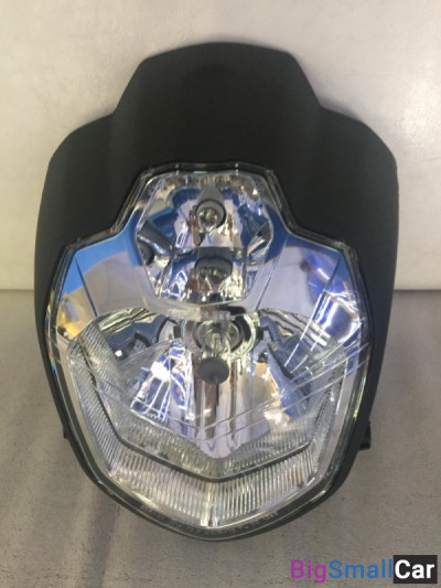 Фара headlight URBAN, black, 12V, E-marked 223-110