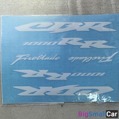 Наклейки CRAZY IRON HONDA CBR1000RR white 08665