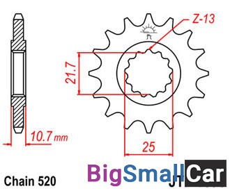Звезда ведущая JT JTF1595.16RB - купить Ростове-на-Дону