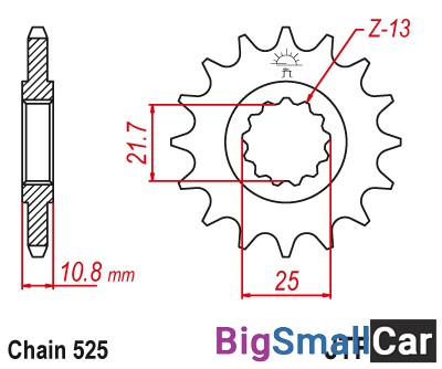 Звезда ведущая JT JTF1586.17 - купить Ростове-на-Дону
