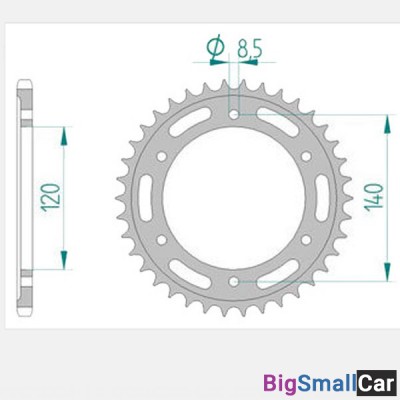 Звезда ведомая AFAM 10311-38 - купить Ростове-на-Дону