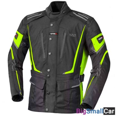 Куртка текстиль IXS Powell blk/yellow L X55032-350-L
