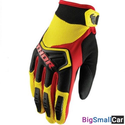 Перчатки THOR S8 Spectrum blk/yel/red XL 3330-4672 - купить Ростове-на-Дону