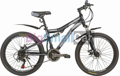 Дорожные велосипеды PIONEER COMANDOR 24/14 black-white-gray