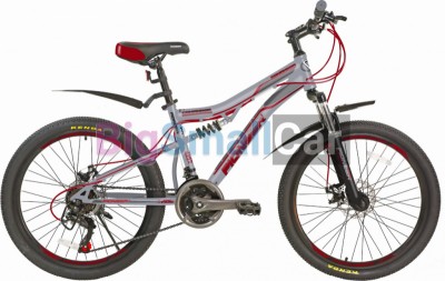 Дорожные велосипеды PIONEER COMANDOR 24/14 gray-black-red