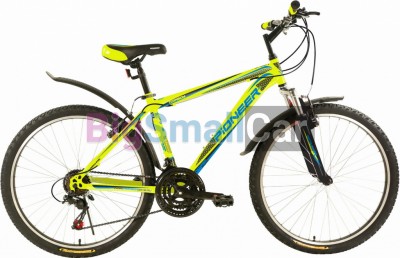 Горные велосипеды PIONEER COWBOY 26/16 green-black-blue