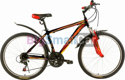 Горные велосипеды PIONEER COWBOY 26/16 black-red-yellow