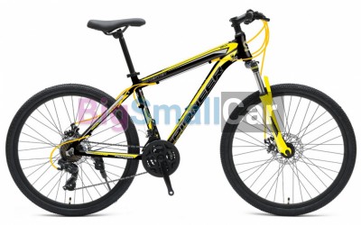 Горные велосипеды PIONEER FORESTER 26/16 black-yellow-gray