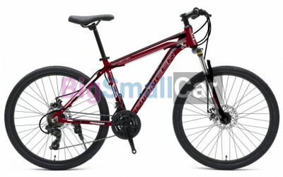 Горные велосипеды PIONEER FORESTER 26/19 cherry-black-white