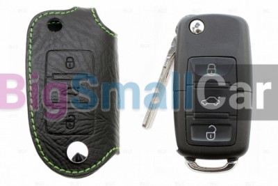Чехол Для Ключа Volkswagen, Skoda, Seat (Брелок), Кожаный bgt529 - купить Ростове-на-Дону