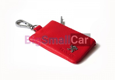 Чехол Для Ключей Peugeot Универсальный, Кожаный С Металическим Значком, Красный bgt983 - купить Ростове-на-Дону