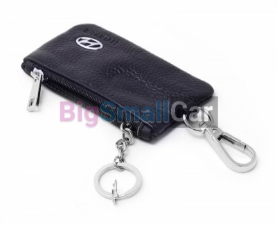 Чехол Для Ключей Hyundai Универсальный, Кожаный С Металическим Значком, Черный bgt1047 - купить Ростове-на-Дону