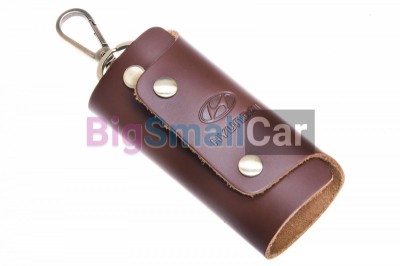 Чехол Для Ключей Hyundai Универсальный, Кожаный, Темно-Коричневый bgt1065 - купить Ростове-на-Дону