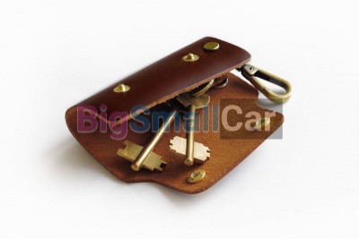 Чехол Для Ключей Volkswagen Универсальный, Кожаный, Темно-Коричневый bgt1068 - купить Ростове-на-Дону