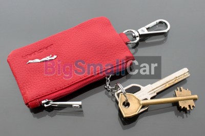Чехол Для Ключей Jaguar Универсальный, Кожаный С Металическим Значком, Красный bgt1081 - купить Ростове-на-Дону