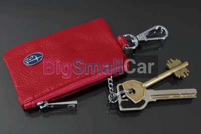 Чехол Для Ключей Subaru Универсальный, Кожаный С Металическим Значком, Красный bgt1084 - купить Ростове-на-Дону