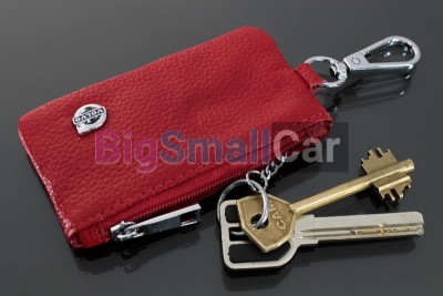 Чехол Для Ключей Volvo Универсальный, Кожаный С Металическим Значком, Красный bgt1087 - купить Ростове-на-Дону