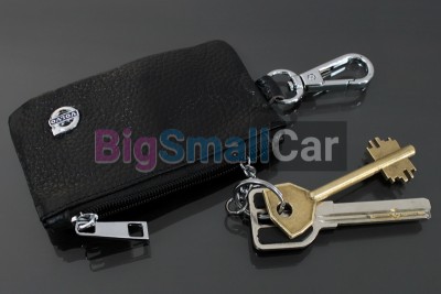 Чехол Для Ключей Volvo Универсальный, Кожаный С Металическим Значком, Черный bgt1088 - купить Ростове-на-Дону